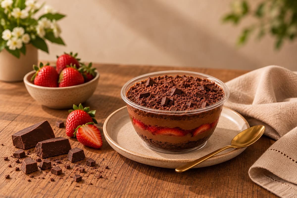 Chocolatudo com morango